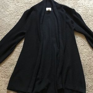 Black cardigan